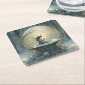 Dessous-de-verre Carré En Papier Noël (Incliné)