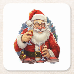 Dessous-de-verre Carré En Papier Noël