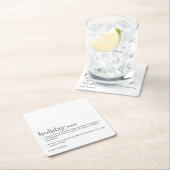 Dessous-de-verre Carré En Papier Noël (En situation)