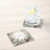 Dessous-de-verre Carré En Papier Noël Vacances Dessous de verre papier (En situation)