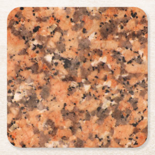 Dessous-de-verre Carré En Papier Noir orange repéré de motif animé de texture de
