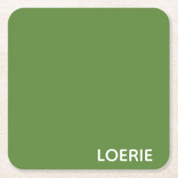Nom de la couleur verte Loerie