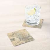 Dessous-de-verre Carré En Papier Oakland, Berkeley, Alameda (En situation)