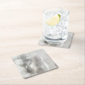 Dessous-de-verre Carré En Papier Objets mystiques - Gris (En situation)