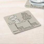 Dessous-de-verre Carré En Papier Obstacles (Incliné)