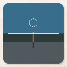ODESZA des dessous de verre minimalistes distants