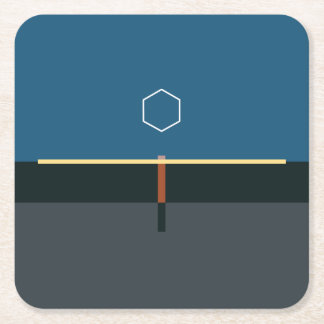 Dessous-de-verre Carré En Papier ODESZA des dessous de verre minimalistes distants