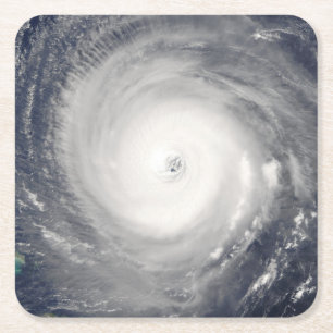 Dessous-de-verre Carré En Papier Oeil de l'ouragan