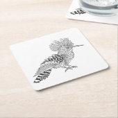 Dessous-de-verre Carré En Papier Oiseau de style (Incliné)