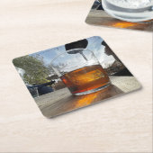 Dessous-de-verre Carré En Papier ok (Incliné)