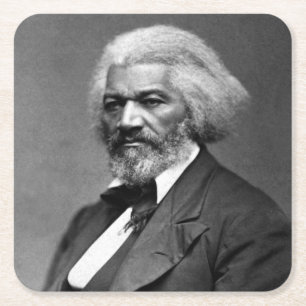 Dessous-de-verre Carré En Papier Old Fr3d3rick Bailey Douglas African American Hero