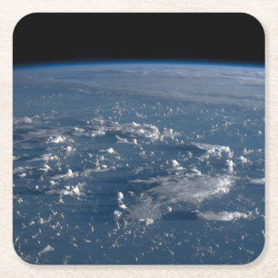 Dessous-de-verre Carré En Papier Ombres Des Nuages De L'Autre Côté De La Mer Philip