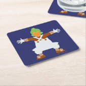 Dessous-de-verre Carré En Papier Oompa Loompa (Incliné)