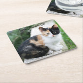 Dessous-de-verre Carré En Papier Opera Phantom Chat (Incliné)