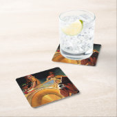 Dessous-de-verre Carré En Papier Opportunité photo (En situation)