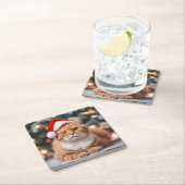 Dessous-de-verre Carré En Papier Ornement (En situation)