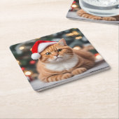 Dessous-de-verre Carré En Papier Ornement (Incliné)