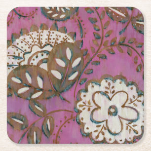 Dessous-de-verre Carré En Papier Ornement radiant I