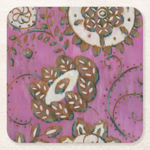 Dessous-de-verre Carré En Papier Ornement rayonnant II