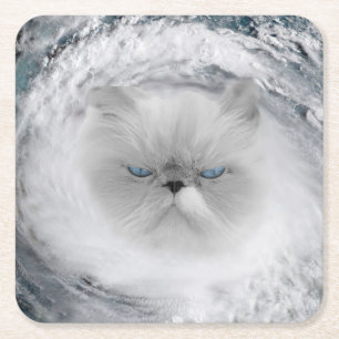 Dessous-de-verre Carré En Papier Ouragan Cat 5