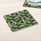 Dessous-de-verre Carré En Papier Palmettes 2 (Incliné)
