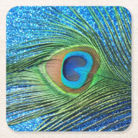 Paon bleu scintillant