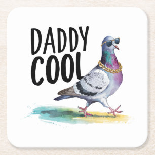Dessous-de-verre Carré En Papier Papa Cool