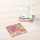 Dessous-de-verre Carré En Papier Paper Coaster (En situation)