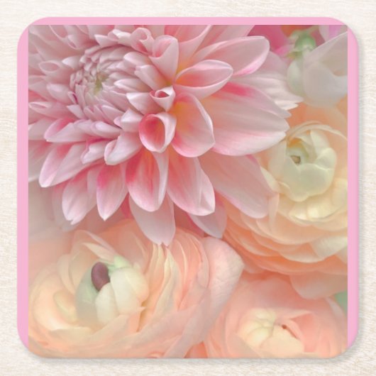 Dessous-de-verre Carré En Papier Paper Coaster (Devant)