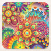 Dessous-de-verre Carré En Papier Paper Coaster (Devant)