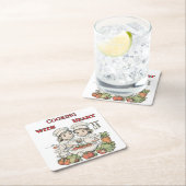 Dessous-de-verre Carré En Papier Paper Napkin (En situation)