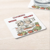 Dessous-de-verre Carré En Papier Paper Napkin (Incliné)