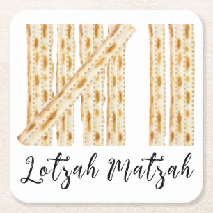 Dessous-de-verre Carré En Papier Pâque Lotzah Matzah 7 Jours