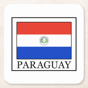Dessous-de-verre Carré En Papier Paraguay