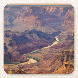 Dessous-de-verre Carré En Papier Parc national de canyon grand
