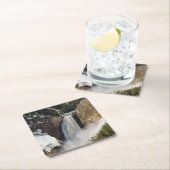 Dessous-de-verre Carré En Papier Parc national de Yellowstone (En situation)