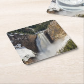 Dessous-de-verre Carré En Papier Parc national de Yellowstone (Incliné)