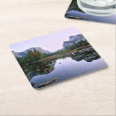 Dessous-de-verre Carré En Papier Parc national de Yosemite (Incliné)