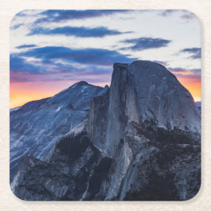 Dessous-de-verre Carré En Papier Parc national de Yosemite