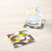 Dessous-de-verre Carré En Papier Parenthèse II (En situation)