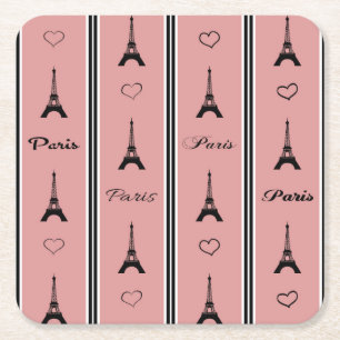 Dessous-de-verre Carré En Papier Paris