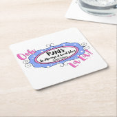 Dessous-de-verre Carré En Papier Paris (Incliné)