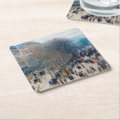 Dessous-de-verre Carré En Papier Paris Boulevard, Claude Monet (Incliné)