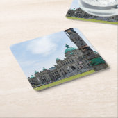 Dessous-de-verre Carré En Papier Parlement de la Colombie-Britannique - Victoria, C (Incliné)