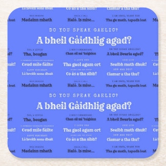 Dessous-de-verre Carré En Papier Parlez-vous Dessous de verre gaélique