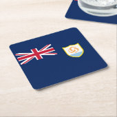 Dessous-de-verre Carré En Papier Patriotic Flag (Incliné)