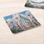 Dessous-de-verre Carré En Papier Paul Cezanne - Bathers (Incliné)