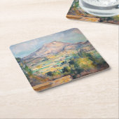 Dessous-de-verre Carré En Papier Paul Cezanne - Mont Sainte-Victoire (Incliné)