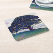 Dessous-de-verre Carré En Papier Paul Signac - Le pin Bonaventure (Incliné)