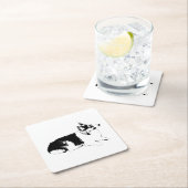 Dessous-de-verre Carré En Papier Pause de profil (En situation)